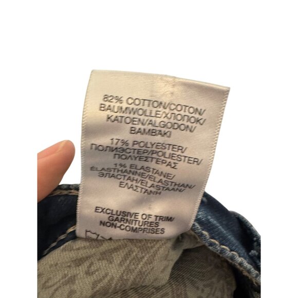 Silver Jeans Co Zac Mens Jeans W30 L32 Straight Fit Blue Mid Wash Stretch Denim - Picture 6 of 7